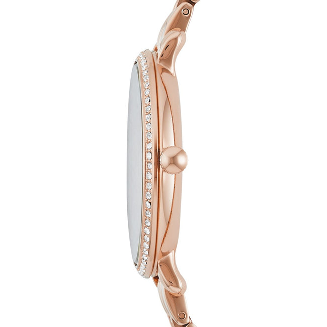Fossil Women’s Quartz Stainless Steel Rose Gold Dial 36mm Watch ES3546 Main Image