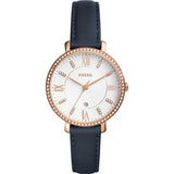 FOSSIL Jacqueline White Dial Ladies Leather Watch ES4291