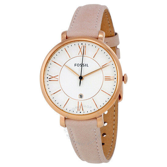 FOSSIL Jacqueline White Dial Ladies Casual Watch ES3988