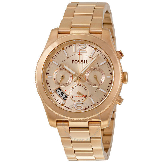 Fossil Women’s Quartz Stainless Steel Rose Gold Dial 40mm Watch ES3885