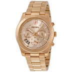 Fossil Women’s Quartz Stainless Steel Rose Gold Dial 40mm Watch ES3885