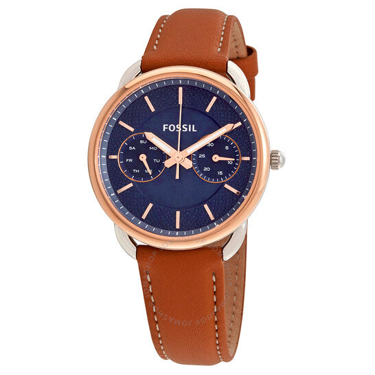 Fossil Tailor Date-Day Blue Dial Ladies Watch ES4257