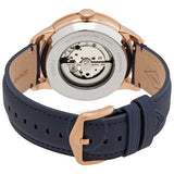 Fossil Men’s Automatic Leather Strap White Dial 44mm Watch ME3171