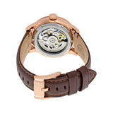 Fossil Men’s Automatic Leather Strap Beige Skeleton Dial 40mm Watch ME3078