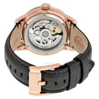 Fossil Men’s Automatic Leather Strap Skeleton Dial 40mm Watch ME3084