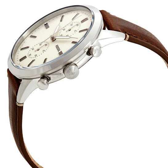 FOSSILTownsman Chronograph Cream Dial Men's Watch FS5350