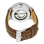 Fossil Men’s Automatic Leather Strap Cream Dial 44mm Watch ME3064