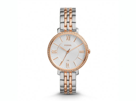 Fossil Two-tone Stainless Steel Quartz Ladies Watch ES3634