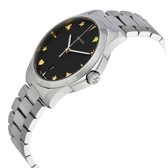 GUCCI G Timeless Black Dial Watch YA1264029