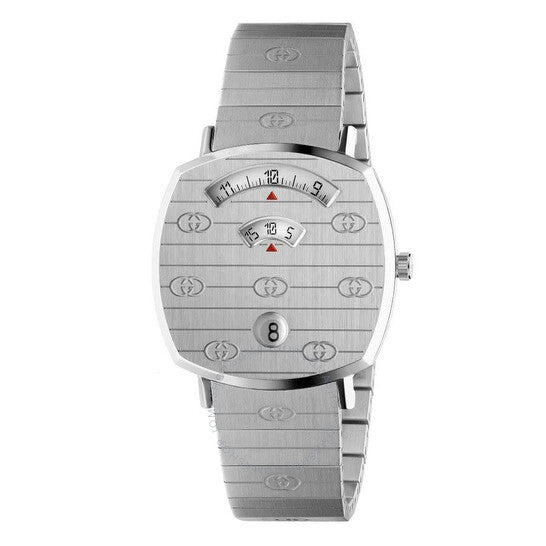 Gucci Women’s Swiss Made Quartz Stainless Steel White Dial 35mm Watch YA157401