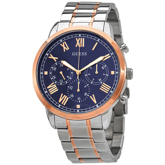 Guess blue clearance dial watch