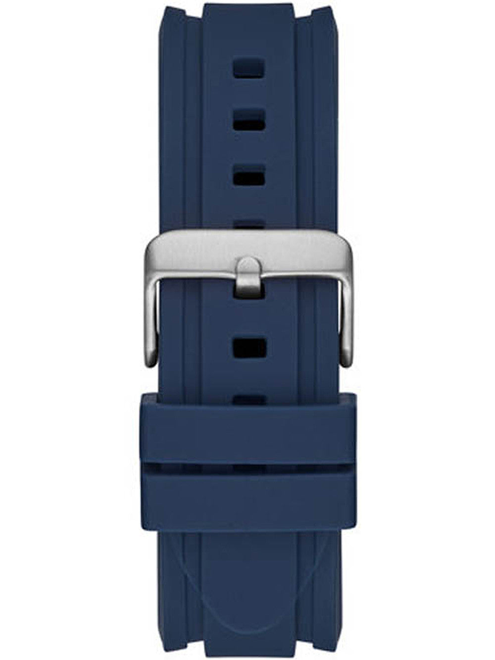Guess Men’s Quartz Silicone Strap Blue Dial 45mm Watch GW0211G1