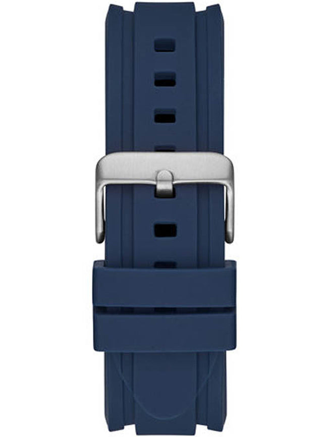 Guess Men’s Quartz Silicone Strap Blue Dial 45mm Watch GW0211G1 Main Image