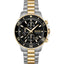 Hugo Boss Men’s Quartz Two-Tone Stainless Steel Black Dial 45mm Watch 1513908