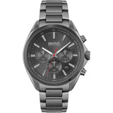 Hugo Boss Men’s Chronograph Quartz Stainless Steel Gray Dial 46mm Watch 1513858