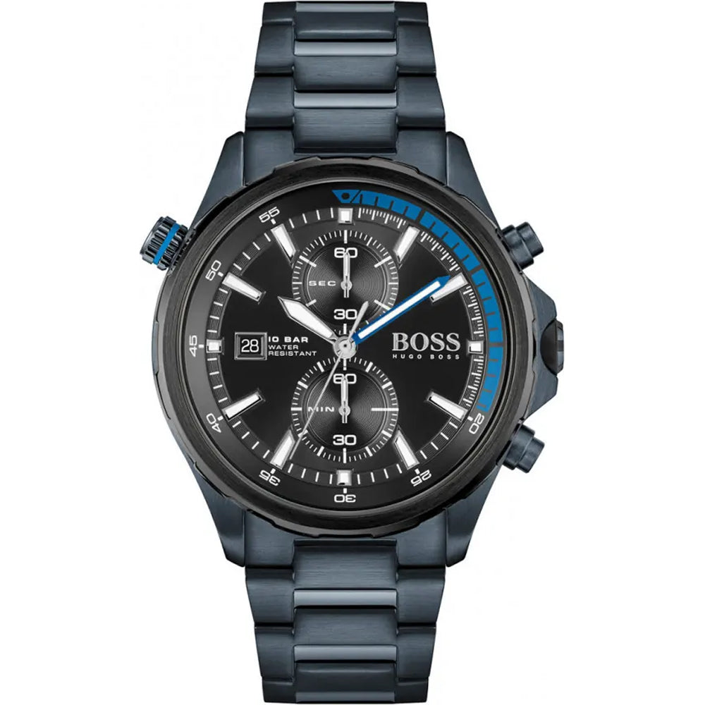 Hugo Boss Men’s Quartz Stainless Steel Black Dial 46mm Watch 1513824