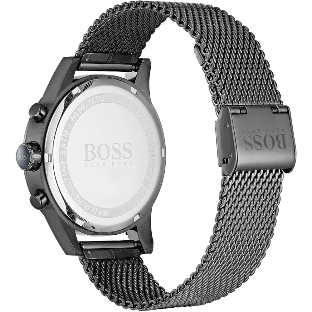 Hugo Boss Men’s Quartz Stainless Steel Blue Dial 41mm Watch 1513677