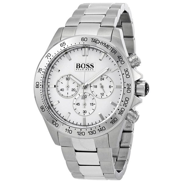 Hugo Boss Men’s Chronograph Quartz Stainless Steel 44mm Watch 1512962 Hover Image