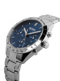 Hugo Boss Men’s Chronograph Quartz Stainless Steel Blue Dial 42mm Watch 1513582