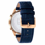 Tommy Hilfiger 1710451 Men’s Quartz Leather Strap Blue Dial 44mm Watch