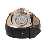 Fossil Men’s Automatic Leather Strap Black Dial 44mm Watch ME3170