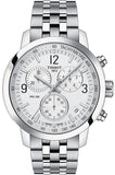 Men Watch PRC 200 Chronograph T1144171103700 White/Silver