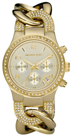 Michael Kors Women’s Quartz Stainless Steel Gold Dial 38mm Watch MK3150