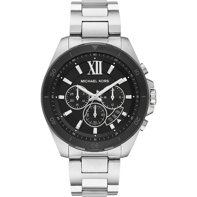 Michael Kors Men’s Quartz Stainless Steel Black Dial 45mm Watch MK8847 Hover Image