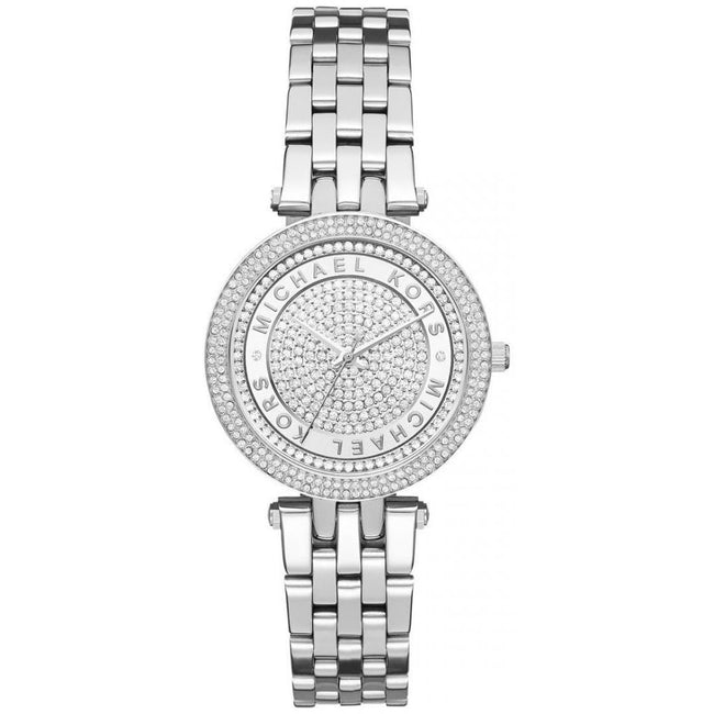 Michael Kors Women’s Quartz Stainless Steel Silver Dial 33mm Watch MK3476 Hover Image