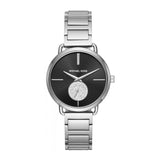 Michael Kors Women’s Quartz Stainless Steel Black Dial 36mm Watch MK3638