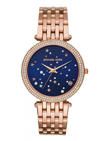 Michael Kors Women’s Quartz Stainless Steel Blue Dial 39mm Watch MK3728