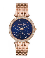 Michael Kors Women’s Quartz Stainless Steel Blue Dial 39mm Watch MK3728