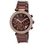 Michael Kors Women’s Quartz Chocolate Stainless Steel Chocolate Dial 39mm Watch MK5578