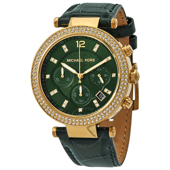 Michael Kors MK5896 Womens Parker Chronograph Bracelet Strap Watch  MultiBlush at John Lewis  Partners
