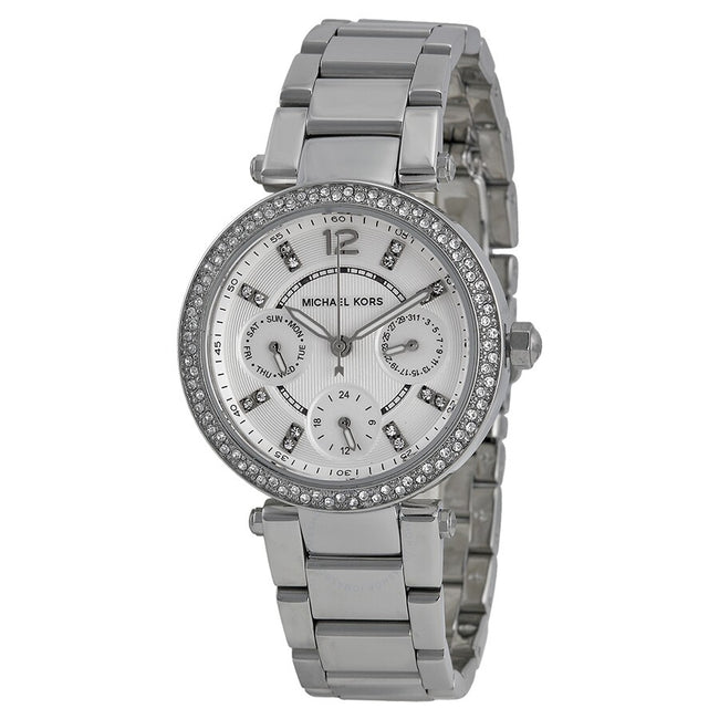 Michael Kors Women’s Quartz Stainless Steel Mother of pearl Dial 33mm Watch MK5615 Hover Image