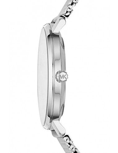 Michael Kors Women’s Quartz Stainless Steel Silver Dial 38mm Watch MK4338
