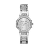 Michael Kors Women’s Quartz Stainless Steel Silver Dial 33mm Watch MK3984