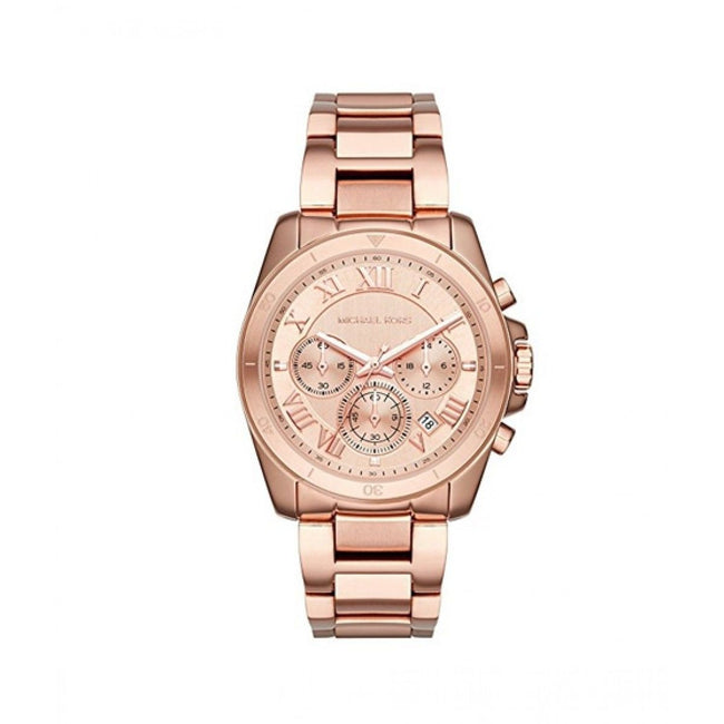 Michael Kors Women’s Quartz Chronograph Stainless Steel Rose Gold Dial 40mm Watch MK6367 Hover Image
