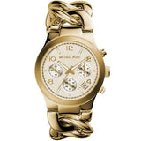 MICHAEL KORS Runway Twist Chronograph Gold-tone Ladies Watch MK3131