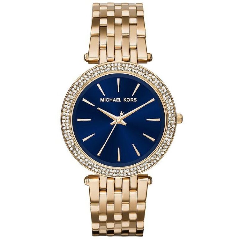 Michael kors watch with blue dial Clearance