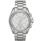 Michael Kors Men’s Chronograph Quartz Stainless Steel Silver Dial 42mm Watch MK5535