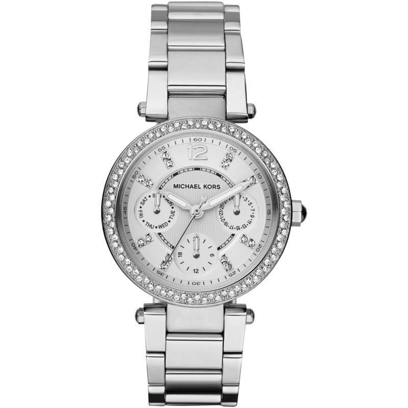 Michael Kors Women’s Quartz Stainless Steel Mother of pearl Dial 33mm Watch MK5615