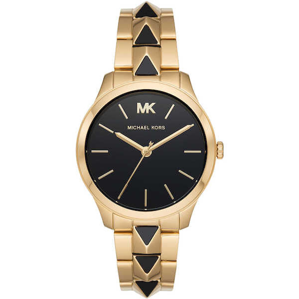 Michael Kors Women’s Quartz Stainless Steel Black Dial 38mm Watch MK6669