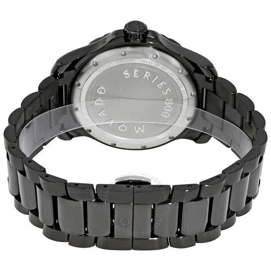 Movado Men’s Quartz Swiss Made Stainless Steel Black Dial 40mm Watch 2600143
