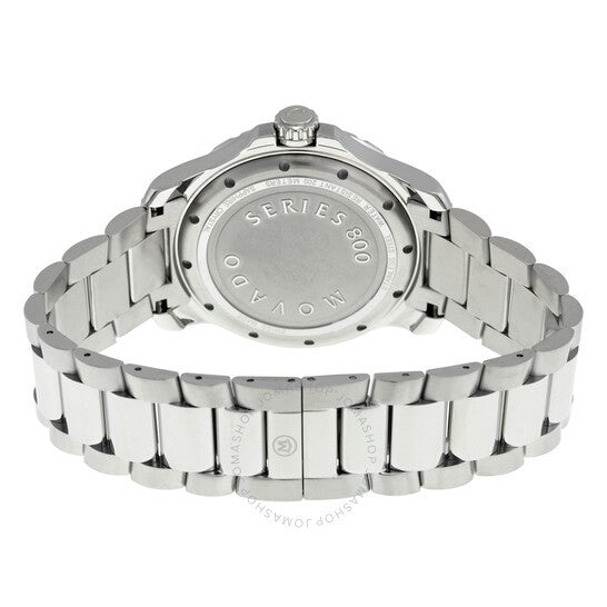 Movado Men’s Quartz Swiss Made Stainless Steel Black Dial 40mm Watch 2600135