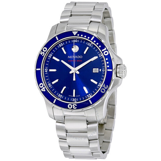 MOVADO Series 800 Blue Dial Stainless Steel Men's Watch 2600137