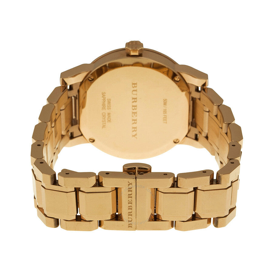 BURBERRY The City Rose Dial Rose Gold-tone Ladies Watch BU9135
