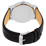 Movado Men’s Quartz Swiss Made Leather Strap Black Dial 38mm Watch 2100002