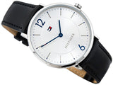 Tommy Hilfiger Men’s Quartz Leather Strap White Dial 40mm Watch 1710351