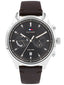 Tommy Hilfiger Men’s Quartz Leather Strap Grey Dial 44mm Watch 1791729